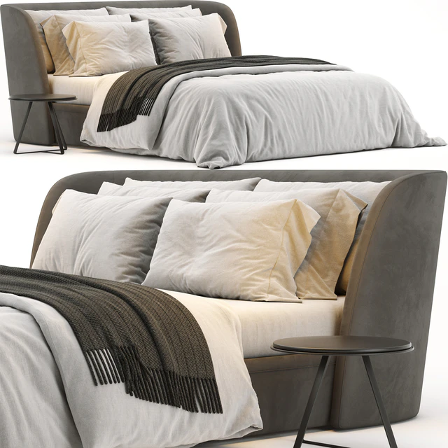 Rolf Benz 1400 Tondo Fabric Bed — Скачать