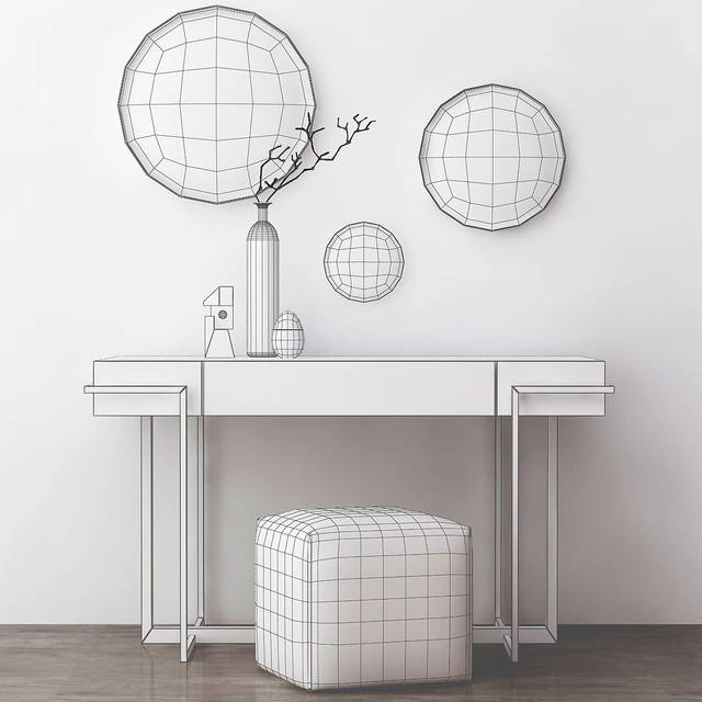 VANITY - Toilet table (low poly) — Скачать