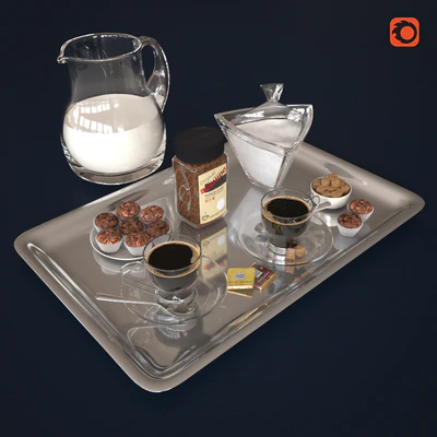 Coffee bushido and decorative set — Ver 1