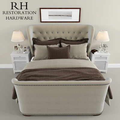 Restoration Hardware Sleigh Churchill Fabric bed — Ver 1