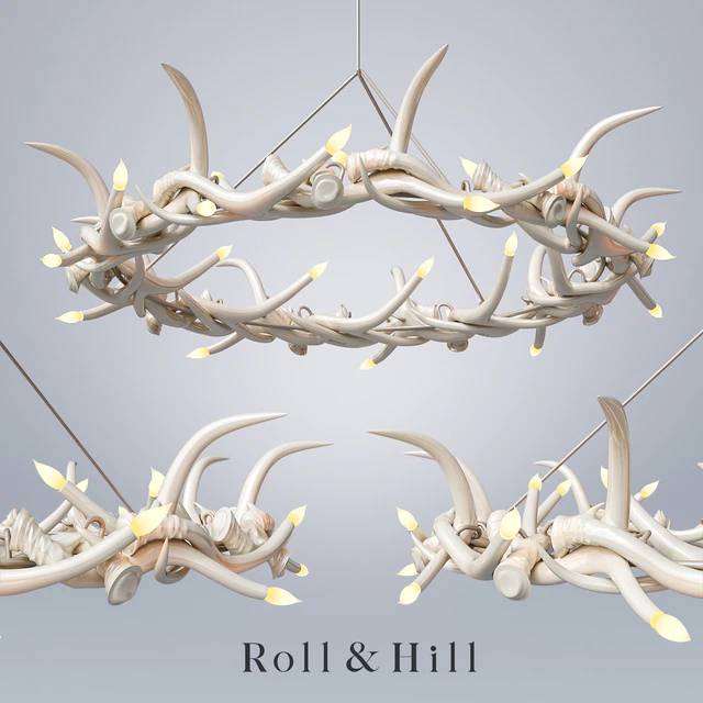 Roll &amp; Hill / Chandelier - 27 Antler Ring — Descargar