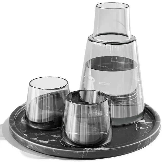dishes tableware set 04 — Скачать