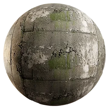 mossy cracked concrete 001 — Скачать