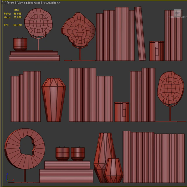 Decor shelf set 4 — Descargar