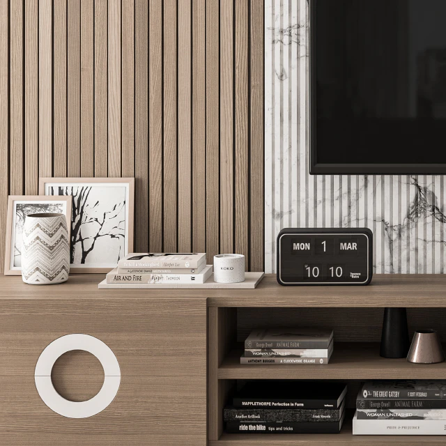 TV Wall Stone and Wood - Set 16 — Download