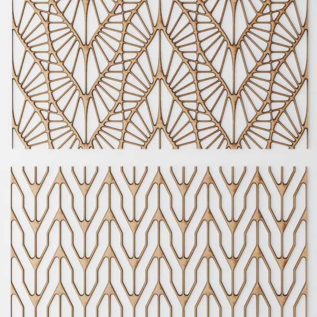 Set. The grille panel.Lattice, panel, pattern, art, abstraction, decorative, interior, wall decor — Descargar
