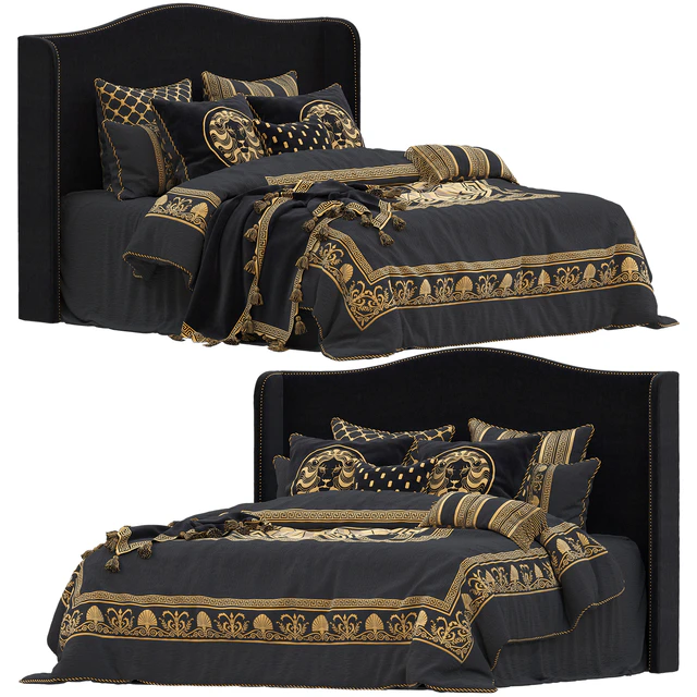 Massimo Black Quilt Cover Set by Davinci — Скачать