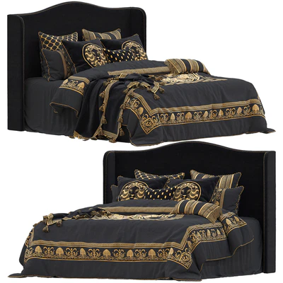 Massimo Black Quilt Cover Set by Davinci — Вид 1