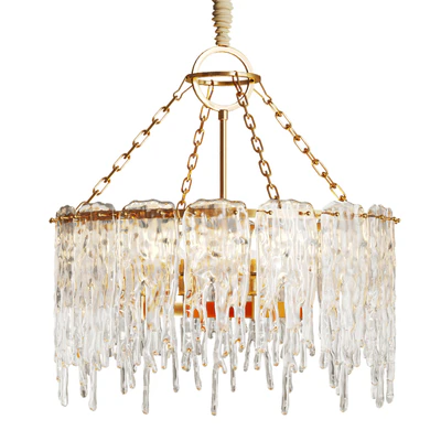 Chandelier with ice plates SPRING  Ø60 — Вид 3