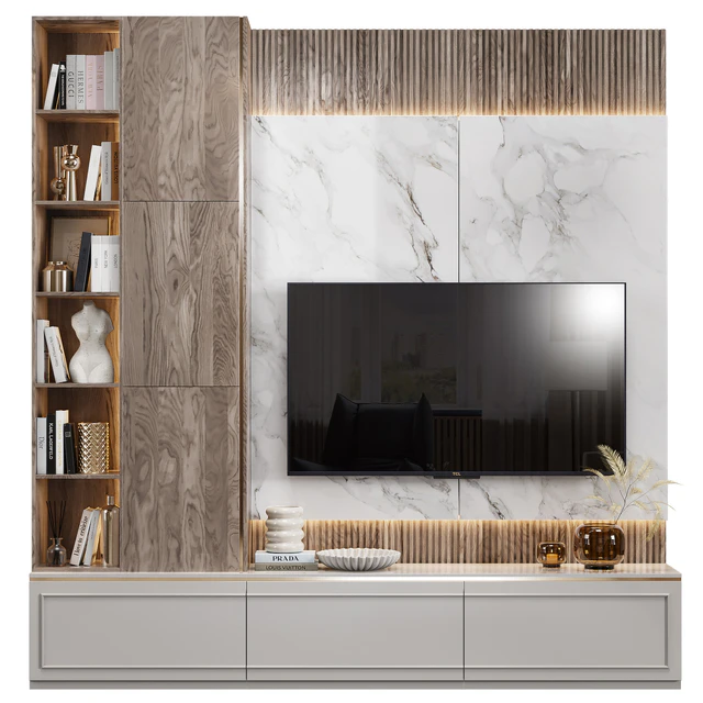 Neoclassical TV wall 021 — Descargar