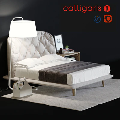 Calligaris Hampton bed — Ver 1