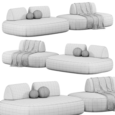 Telen Ligne Roset Divanetto sofa by miliashop, sofas — Ver 2