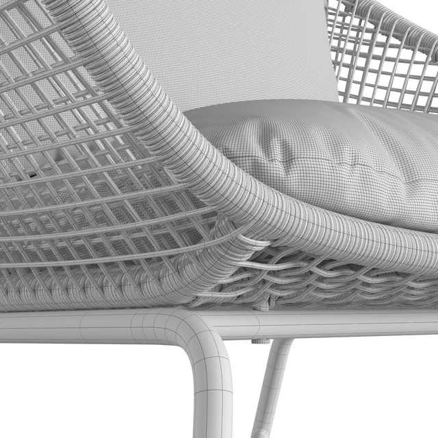 West Elm Huron Outdoor Lounge Chair Large and Ottoman — Descargar