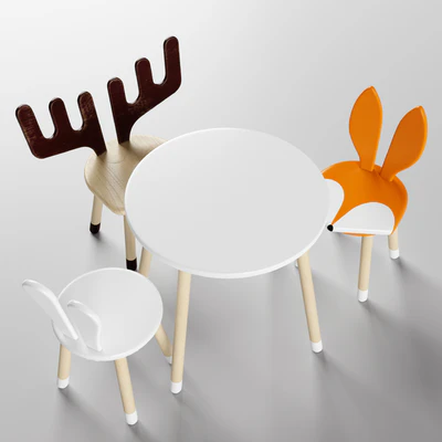 Сhildren's chairs and table — Ver 2