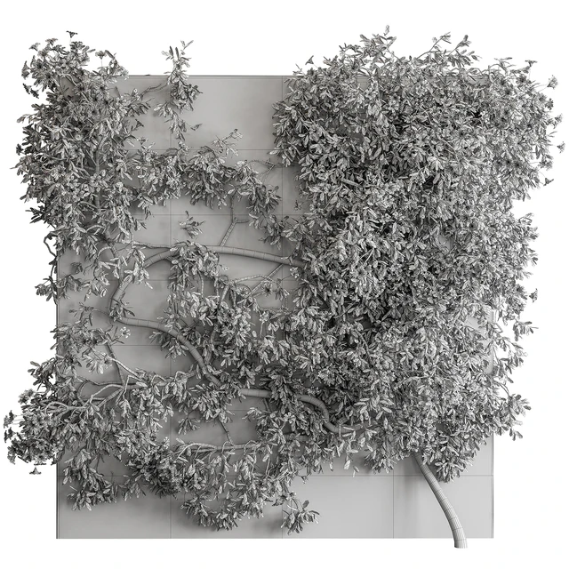 Outdoor Plant Set 426- Ivy on Wall — Скачать