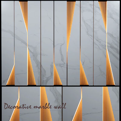 Decorative marble wall — Ver 1