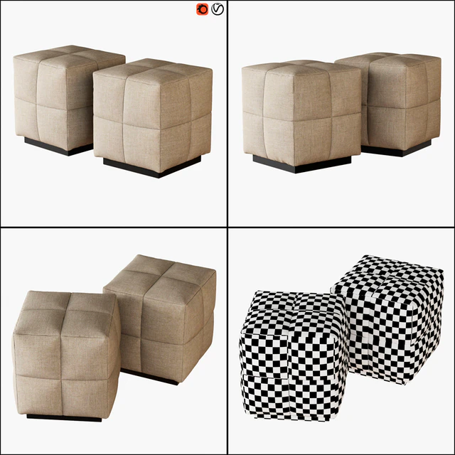 Pouf Bonaldo Squaring — Скачать