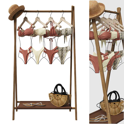 Set of swimwear and beach accessories for the store — Ver 1