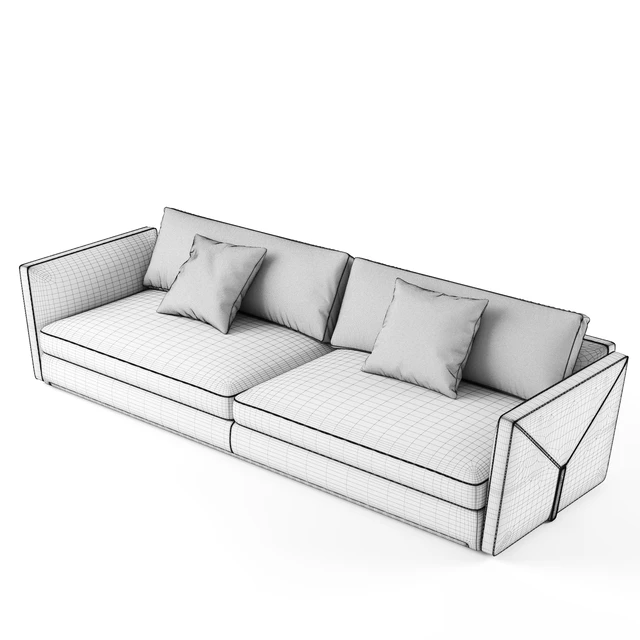 Visionnaire Bastian 3 seater sofa 01 — Скачать