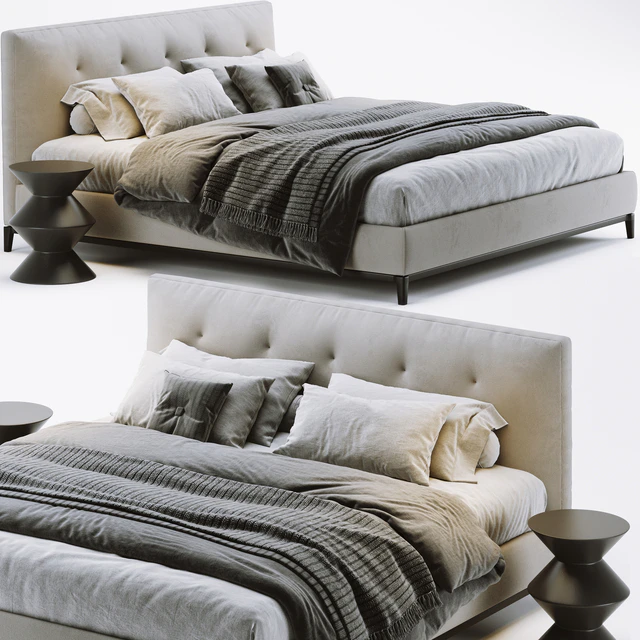 Minotti Andersen Quilt Bed — Descargar