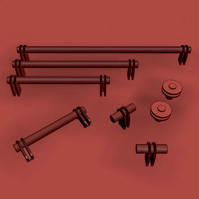 Набор мебельных ручек V12 от Knob House — Вид 3
