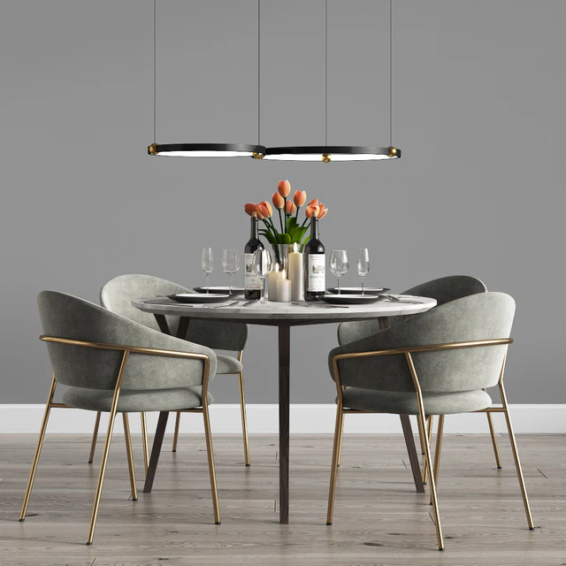 Modern Dinning Set 9 — Descargar