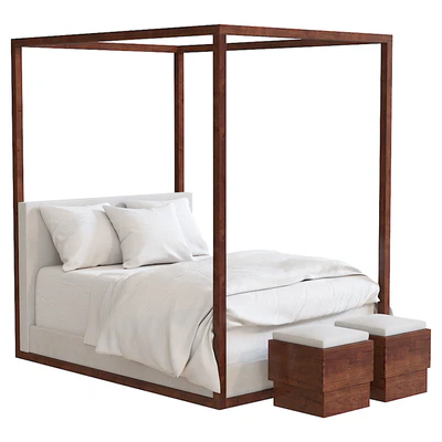 Ralph Lauren Desert Modern Canopy Bed (queen size) — Ver 1