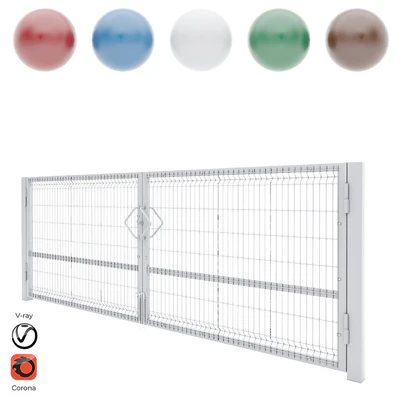 Swing gates 3D 1550 — Ver 1