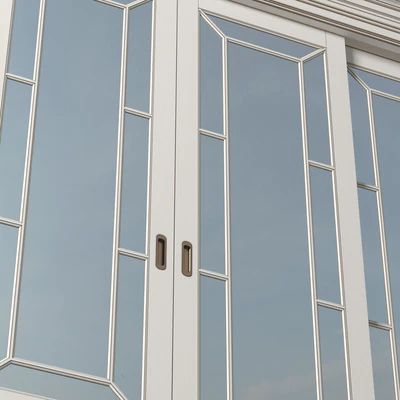 Межкомнатные раздвижные Двери в классическом стиле. Раздвижная перегородка .French Art Deco Sliding Folding Doors — Вид 3