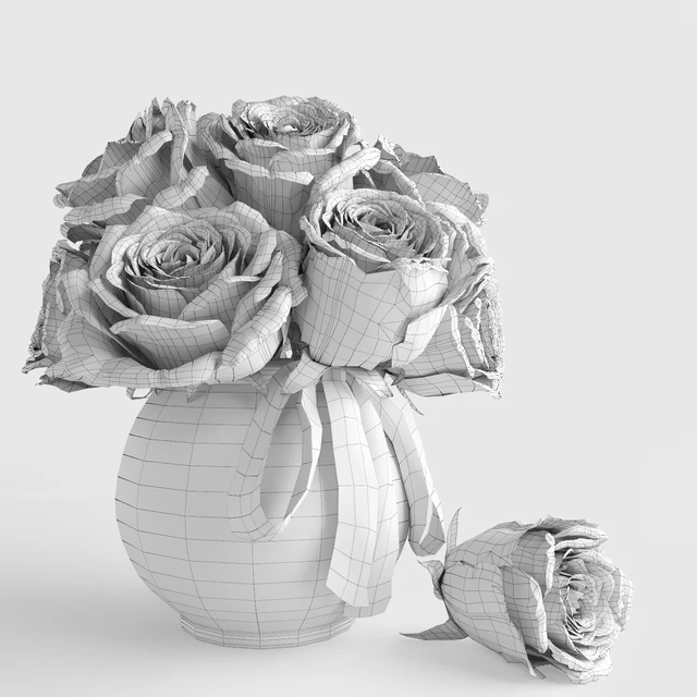 Bouquet of white roses — Descargar
