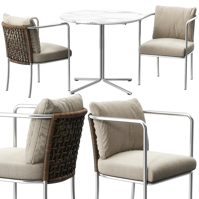 Mini Cafe chair Jelly table by Living Divani — Descargar
