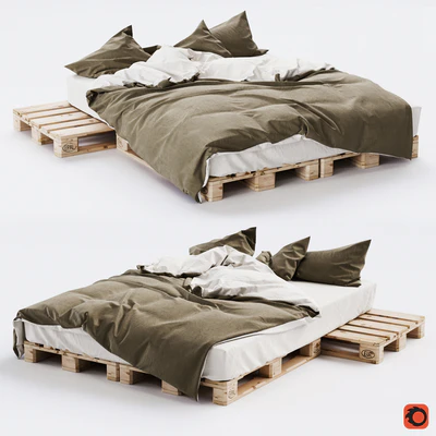 Euro Pallet Bed 2 — Ver 1