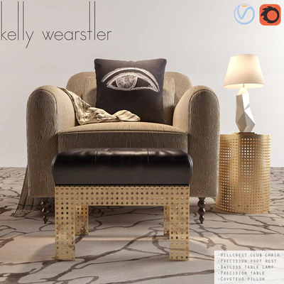 Kelly wearstler furniture set 1 — Ver 1
