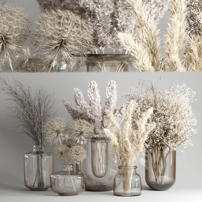 Dry Bouquet Collection 05 - Dried autumn plants and flowers — Ver 1