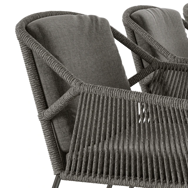 Outdoor Garden Woven Dining Set — Скачать