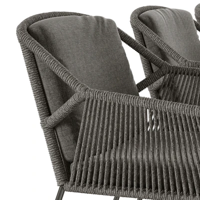 Outdoor Garden Woven Dining Set — Вид 5