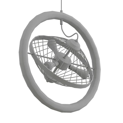 Circle Cage with Fan Design — Ver 2