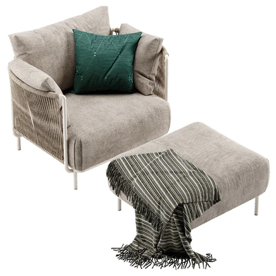 Roberti queen armchair — Ver 5