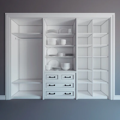 Built-in wardrobe 07 \ fitted wardrobe 07 — Ver 3