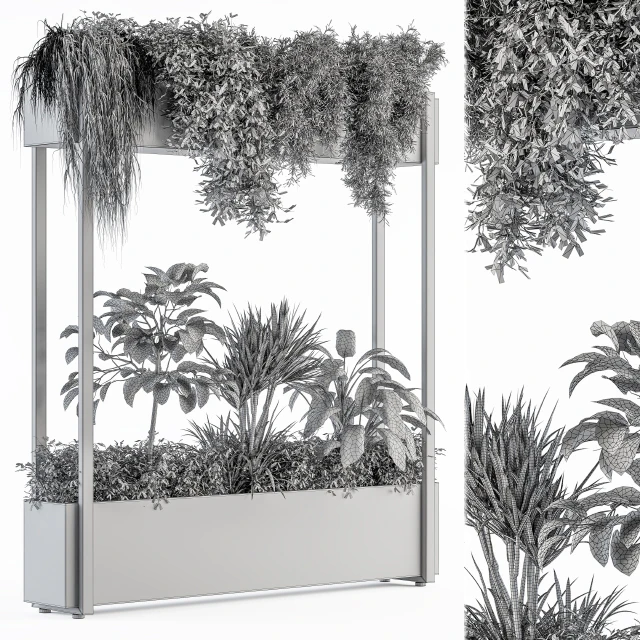 indoor Plant Set 258 - Plant Box Stand — Descargar