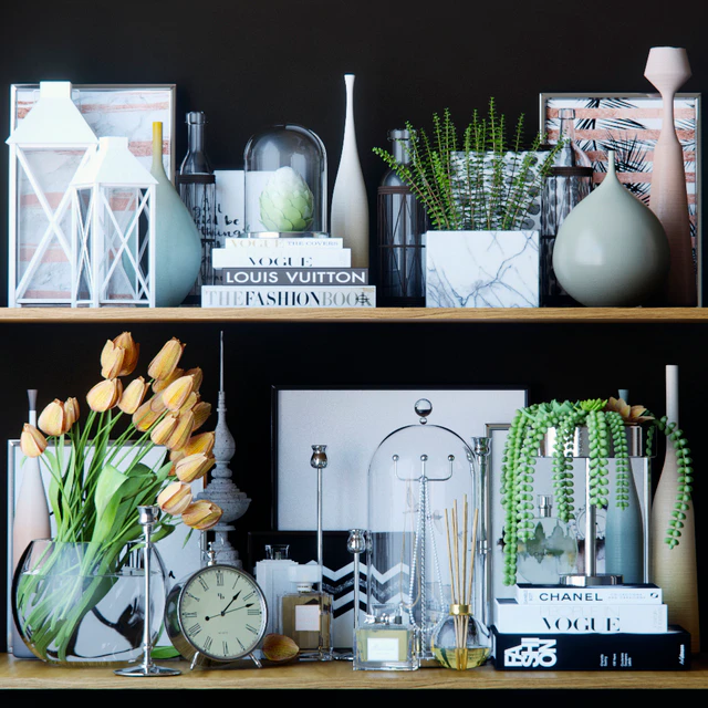 Black and white decor set 3 — Скачать