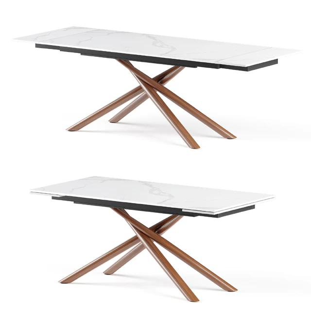 Ravenna extendable table with ceramic top — Descargar