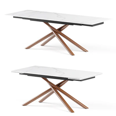 Ravenna extendable table with ceramic top — Ver 3