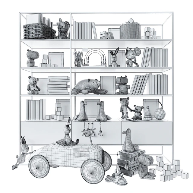 Rack with toys and books 2 — Descargar