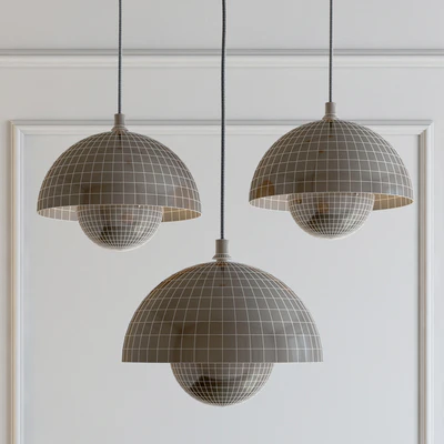 Hanging lamp flower pot diameter 25 — Ver 2