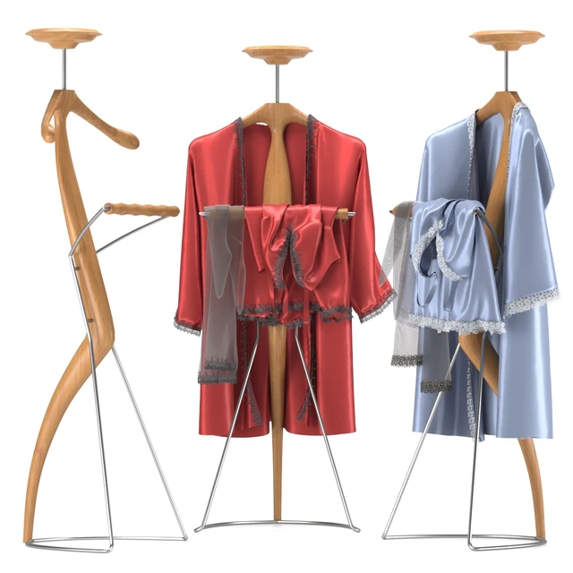 Valet stand Porada Sir-Bis 2 with peignoir and stockings — Descargar