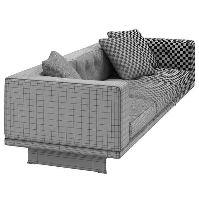Sofa Dylan Small by Minotti — Скачать