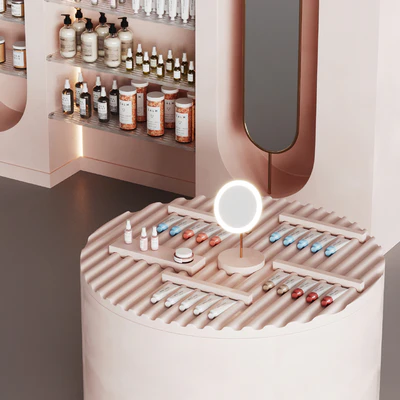 Cosmetics set in pink — Ver 2