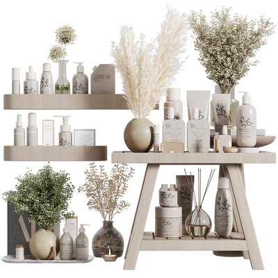 Bathroom accessories set 6 — Ver 1
