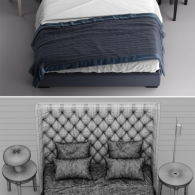 Bed Meridiani TURMAN — Descargar